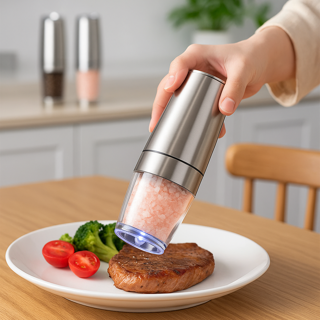 Gravity Electric Salt & Pepper Mill