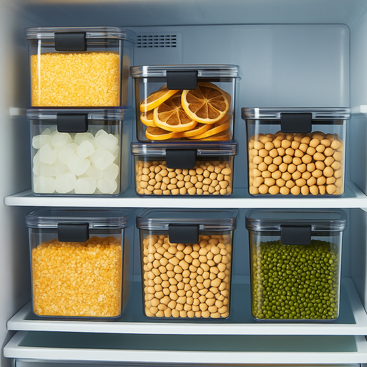 Clear Kitchen Storage Set