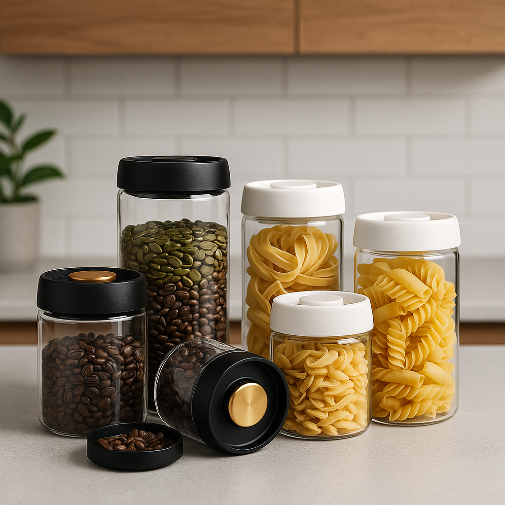 Airtight Vacuum Food Storage Jars