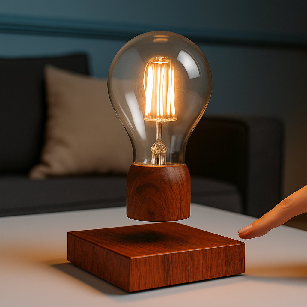 Retro Magnetic Floating Light Bulb