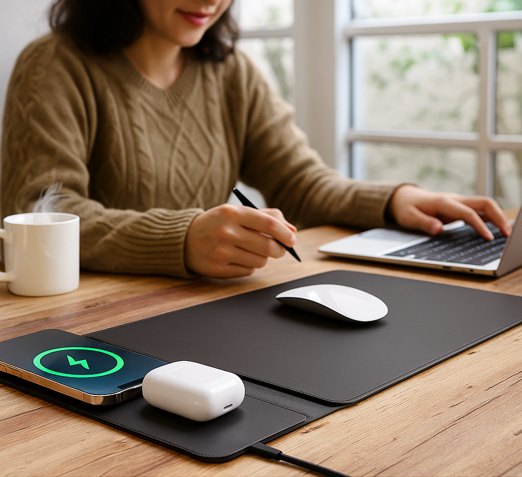 Dual Wireless Charging Laptop Sleeve