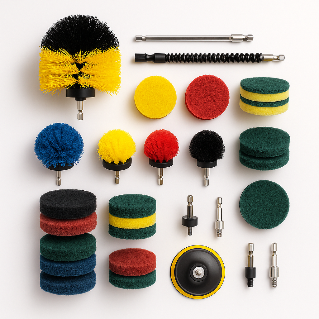 PowerClean 23-Piece Drill Brush Kit