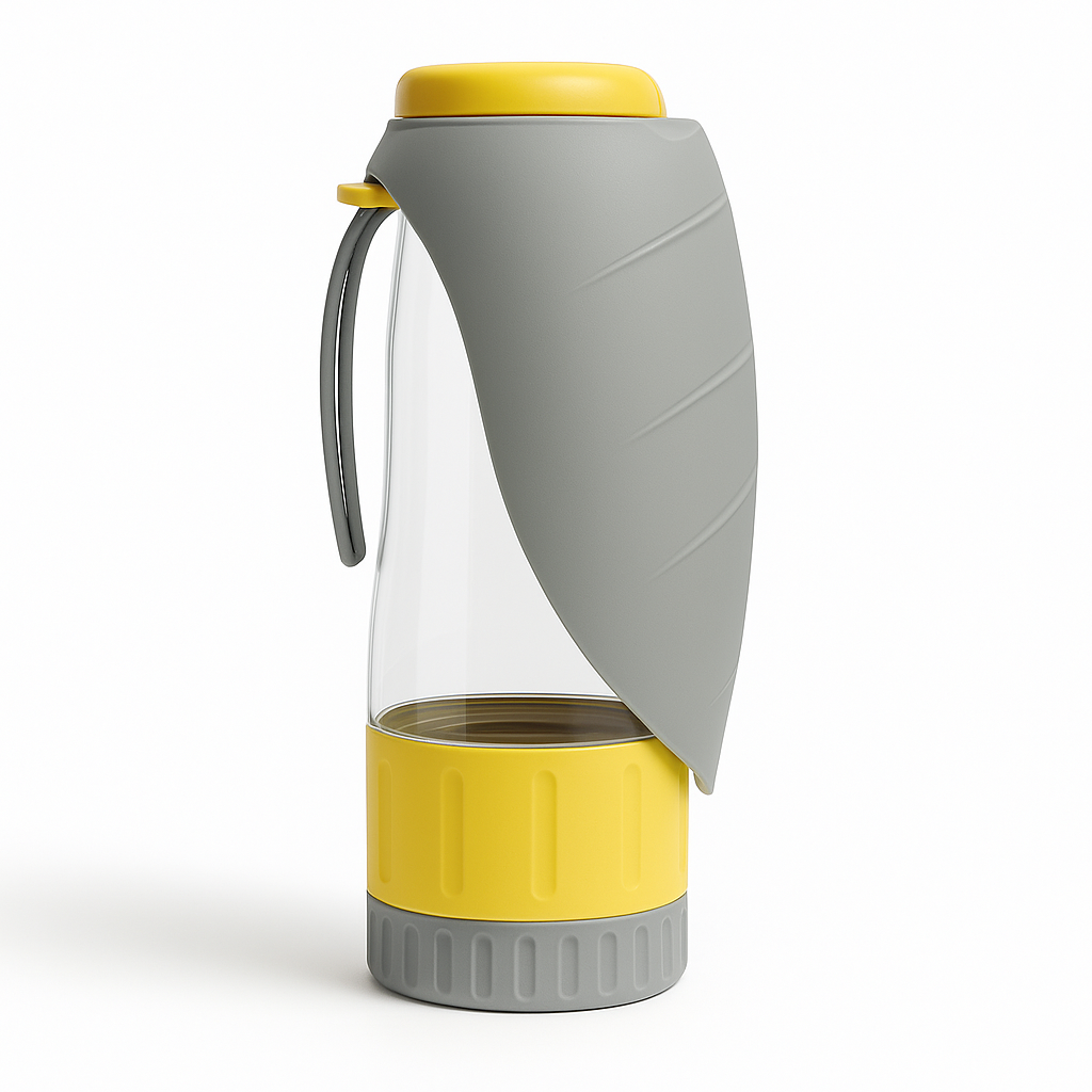 2-in-1 Pet Water & Food Bottle