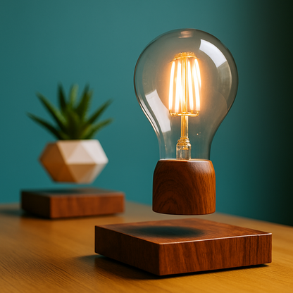 Retro Magnetic Floating Light Bulb