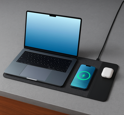 Dual Wireless Charging Laptop Sleeve