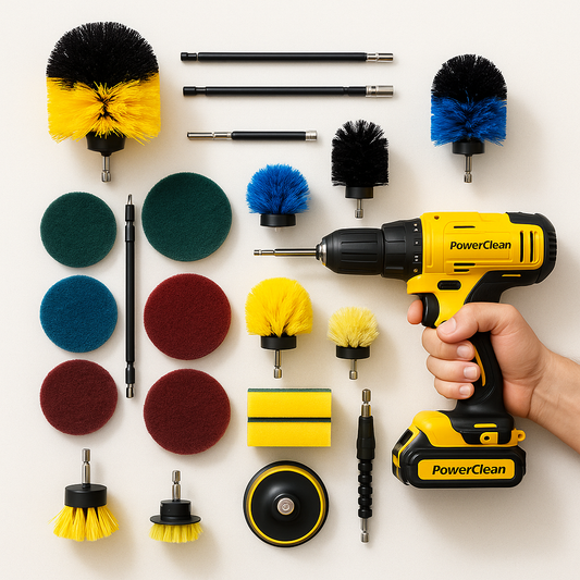 PowerClean 23-Piece Drill Brush Kit