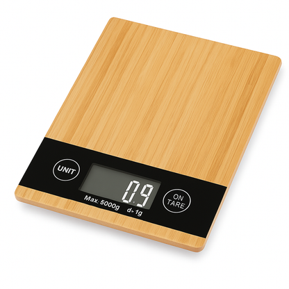 Precision Bamboo Kitchen Scale