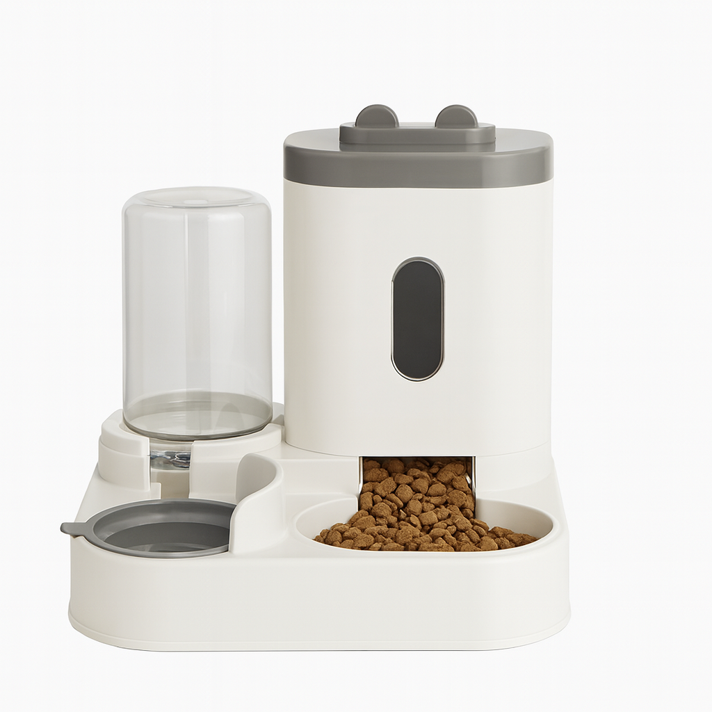 2-in-1 Pet Food & Water Station