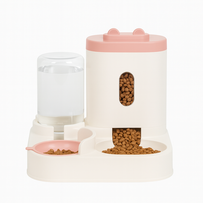 2-in-1 Pet Food & Water Station