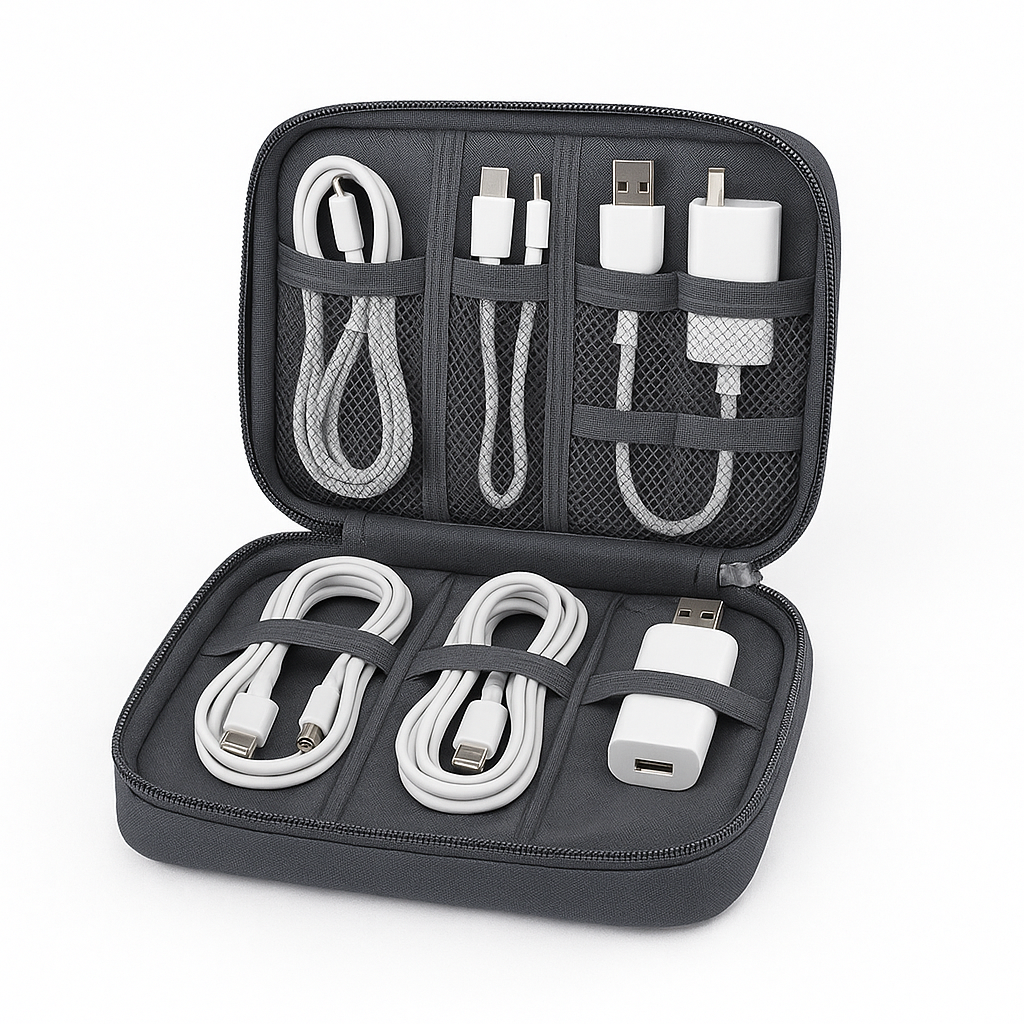 Compact Tech Travel Organizer