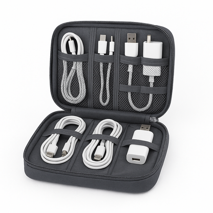 Compact Tech Travel Organizer