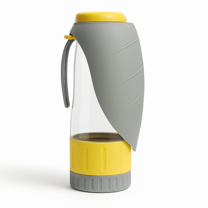 2-in-1 Pet Water & Food Bottle