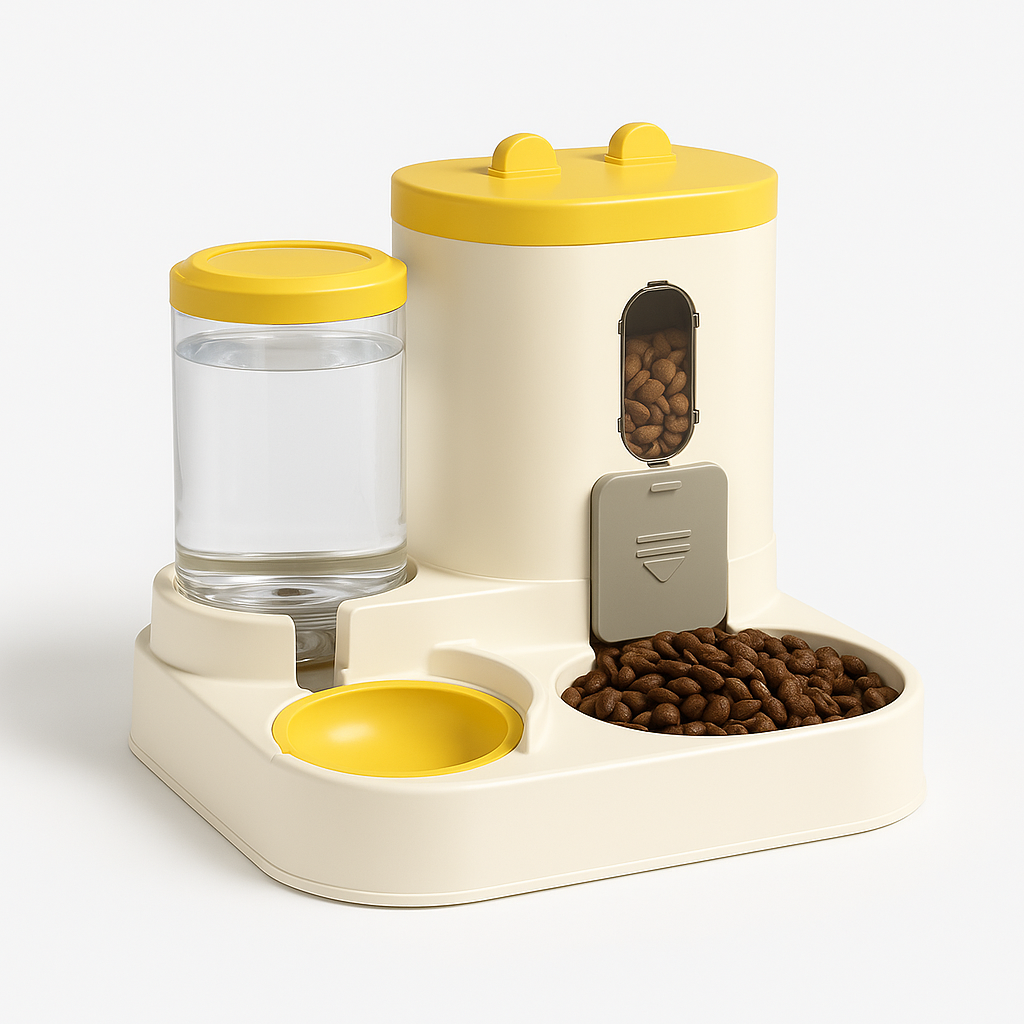 2-in-1 Pet Food & Water Station