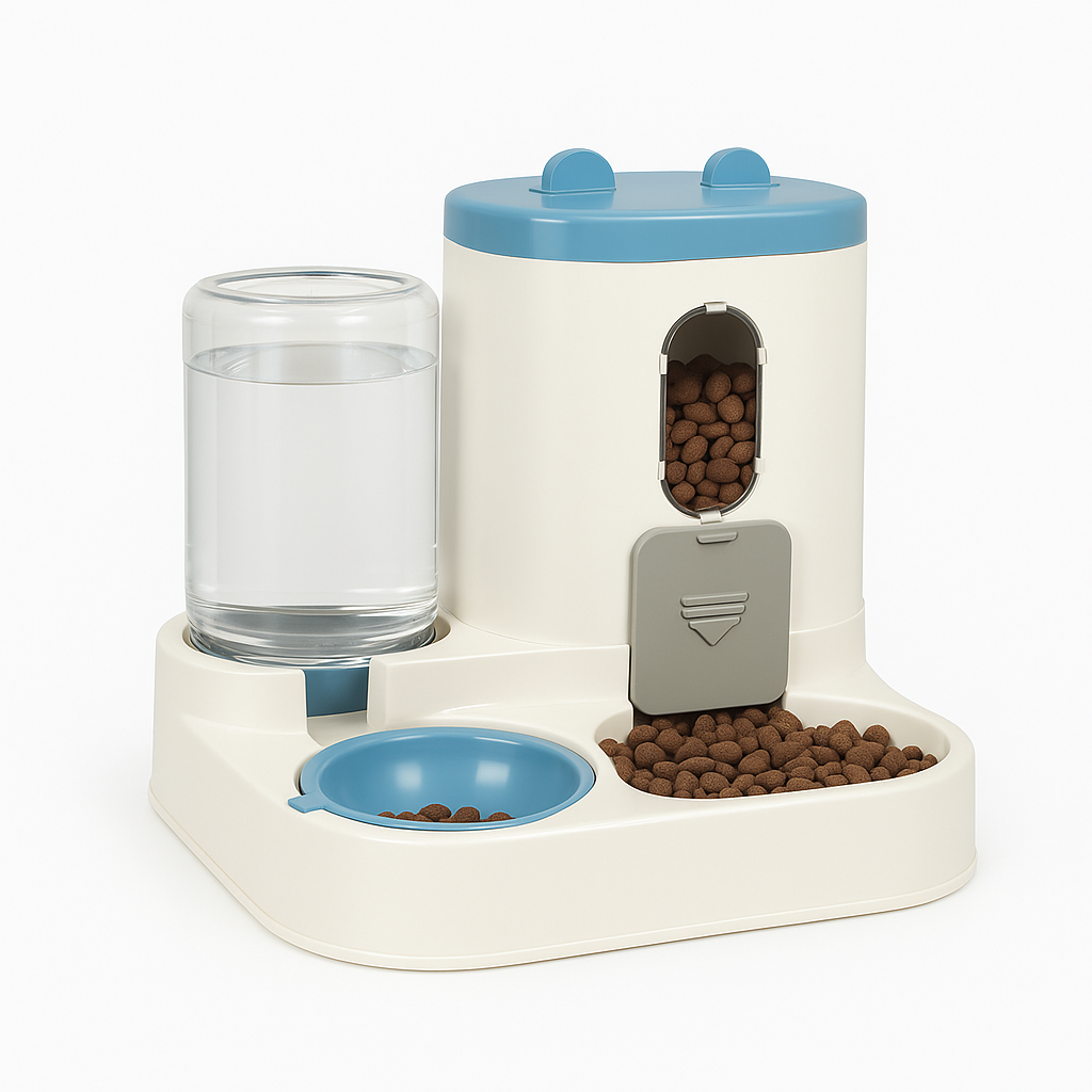2-in-1 Pet Food & Water Station