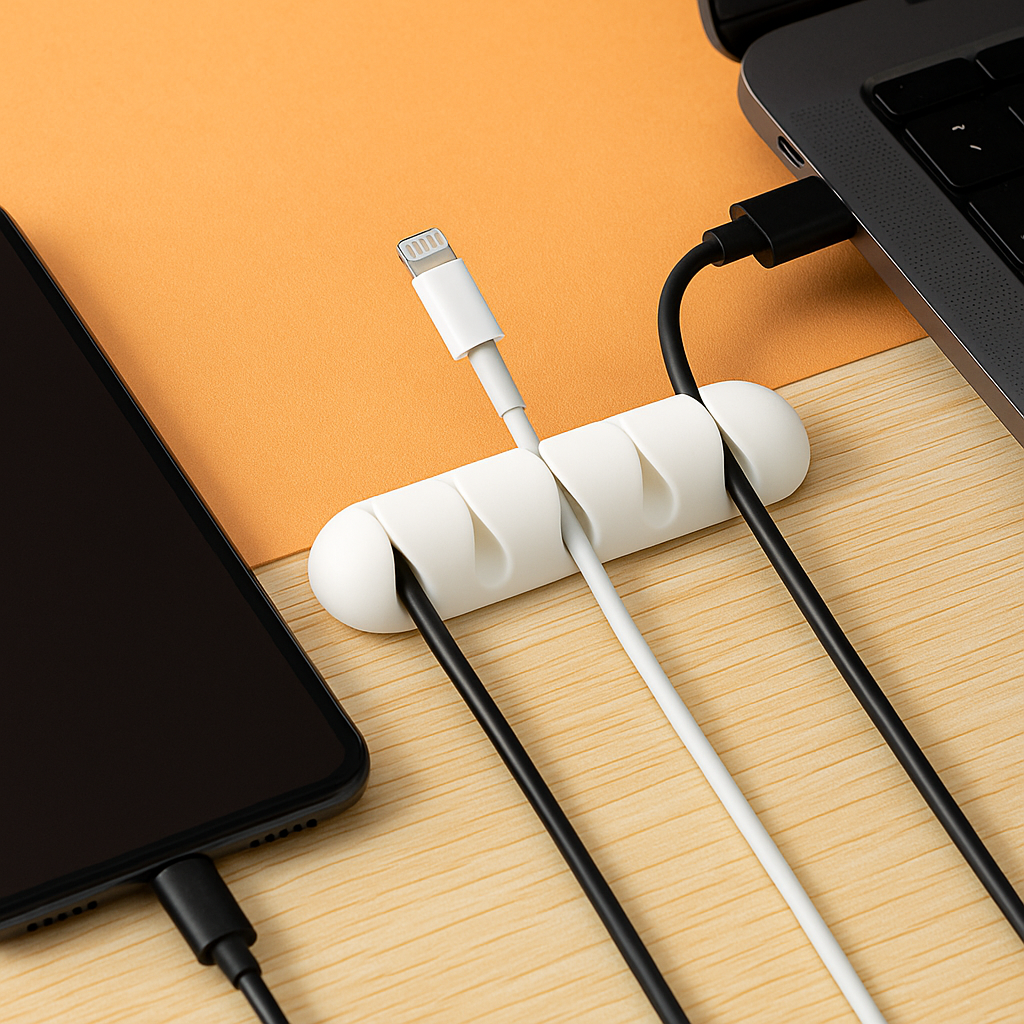 Smart Silicone Cable Organizer