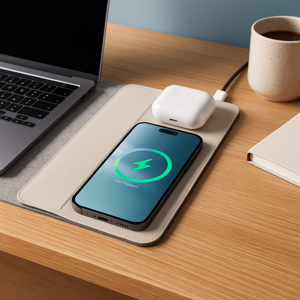 Dual Wireless Charging Laptop Sleeve